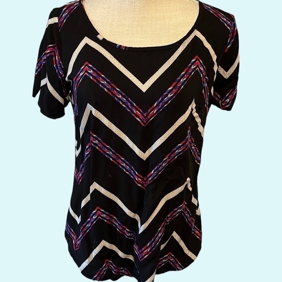 Copper Key top black with zig zag striping, large - Picture 1 of 5